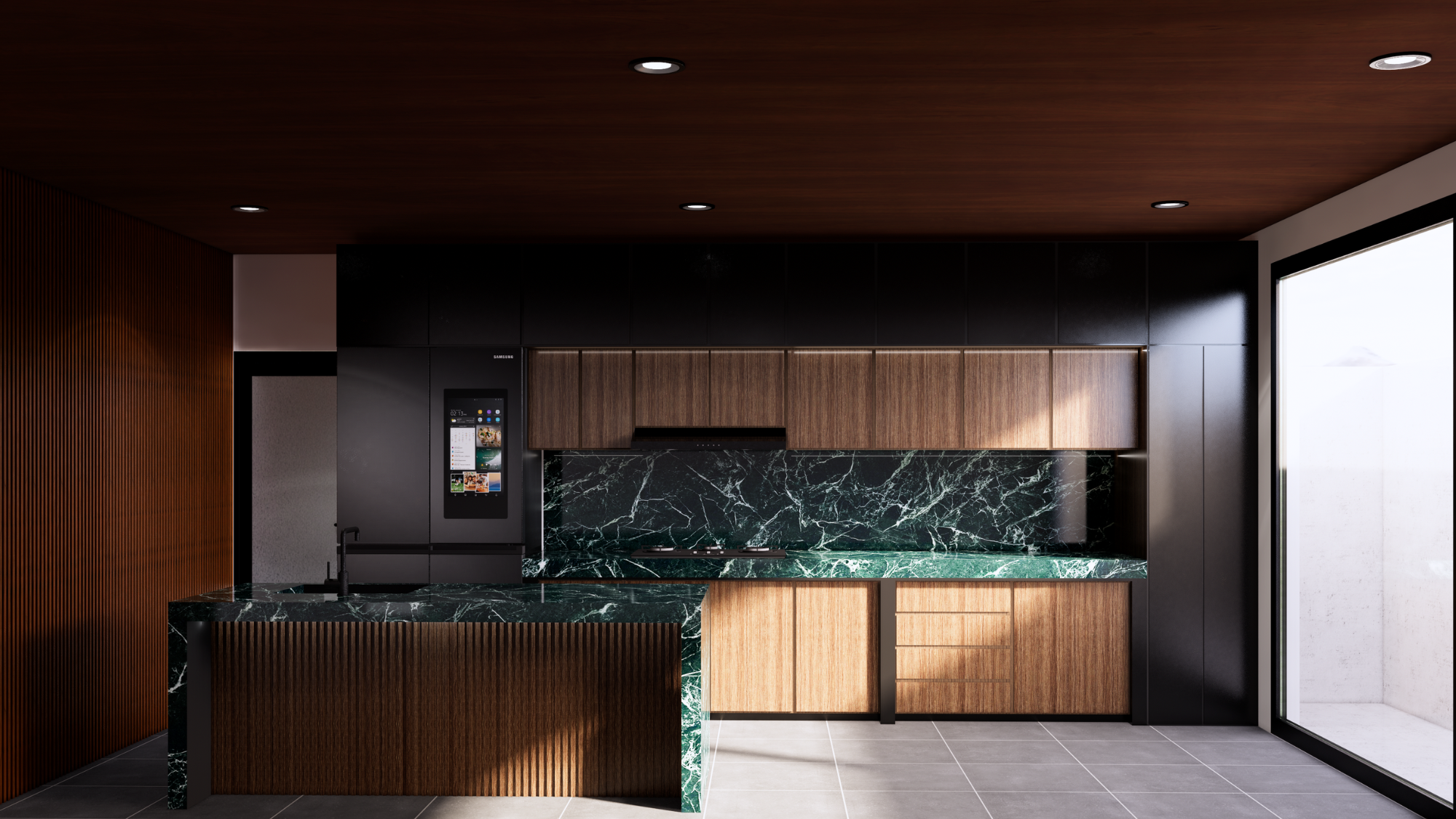 Torres Residence Kitchen & Island