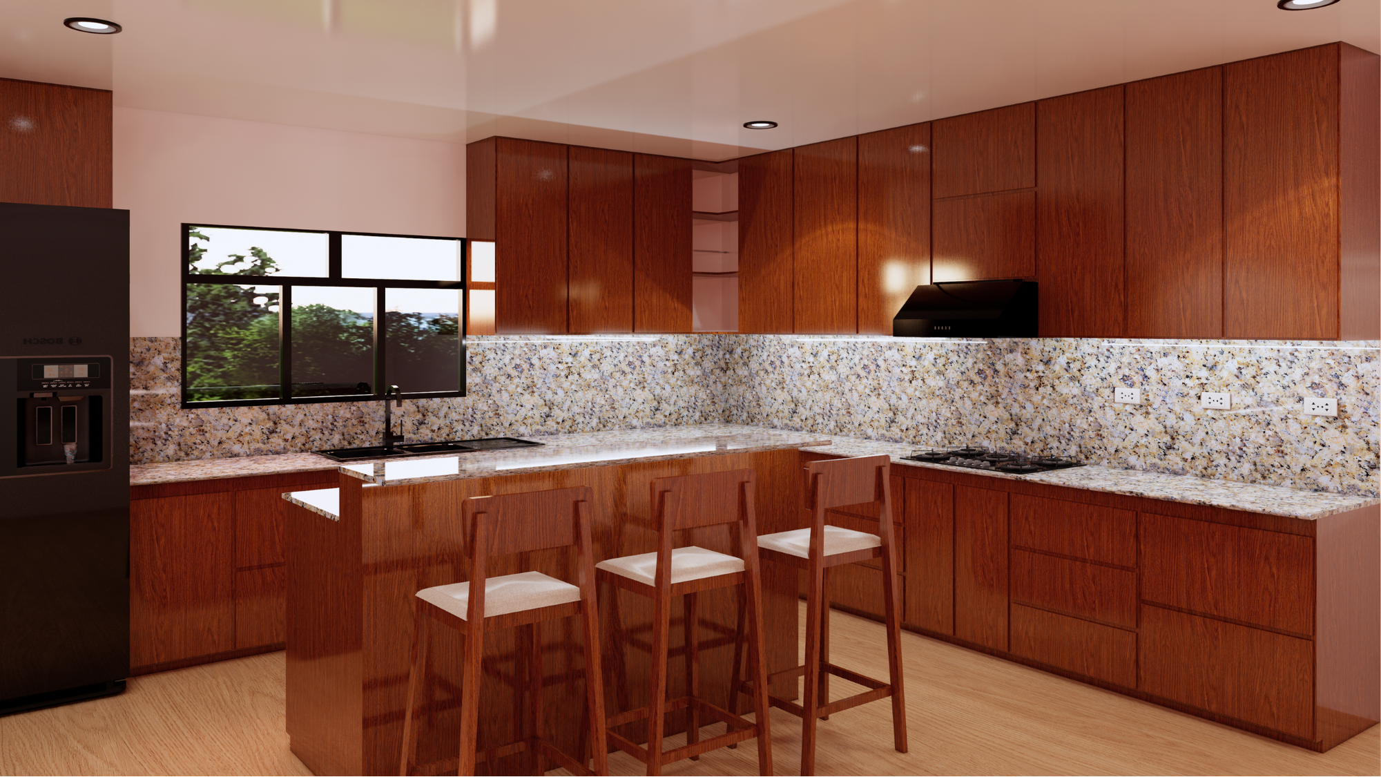 Wayne Residence Kitchen